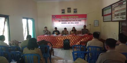 Rapat Forum Komunikasi Kepala Desa/Kelurahan Se Kecamatan Buleleng di Desa Nagasepaha