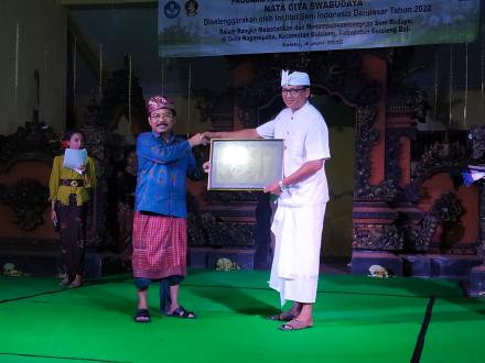 Penutupan Program Pengabdian Masyarakat Nata Citta Swabudaya  oleh Institut Seni Indonesia Denpasar